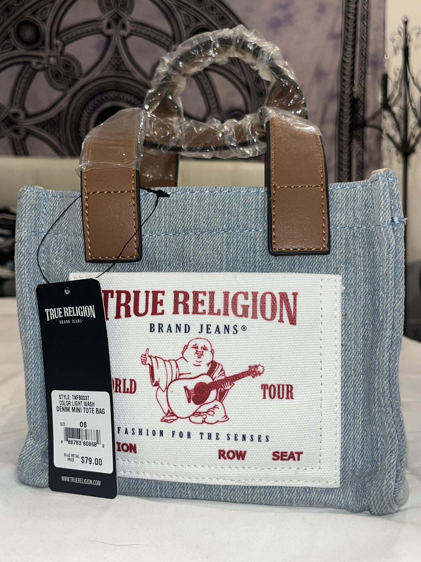 Mini True religion tote bag