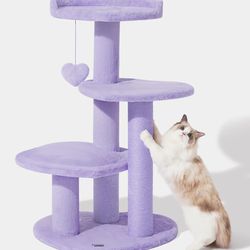 40” Heartpurrple Cat Climber