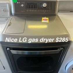 Nice LG Gas Dryer 