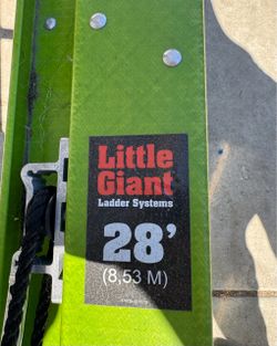 28 foot ladder  “little giant”