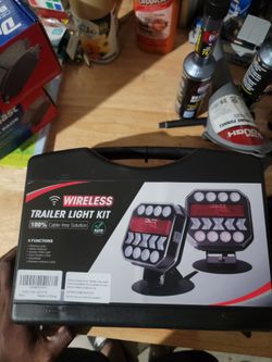 Wireless trailer light kit