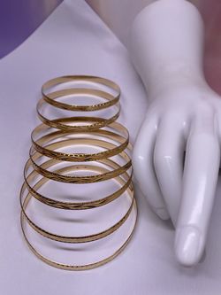 14K 7 Days Bangle