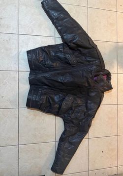 Black Leather Moto Jacket