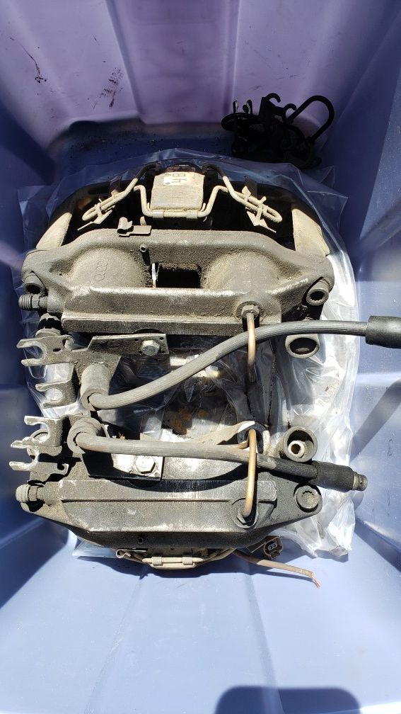 2001 Audi S4 front calipers and rotors HP2