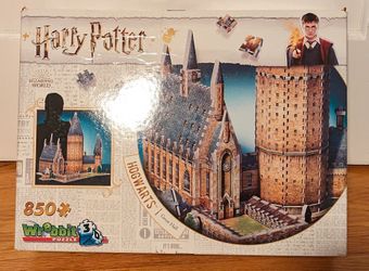 Wrebbit 3D Harry Potter Hogwarts Great Hall Jigsaw Puzzle (850 pcs)