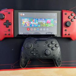 Nintendo Switch And Wireless Pro Controller 