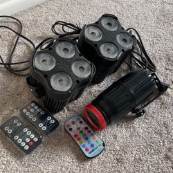 LED Home DJ Mini Lighting Setup