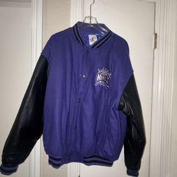 SACRAMENTO KINGS LETTERMAN JACKET