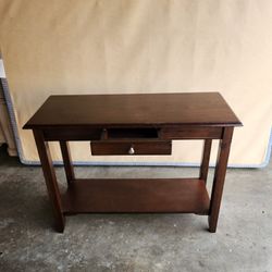 3 ft console table with footrest