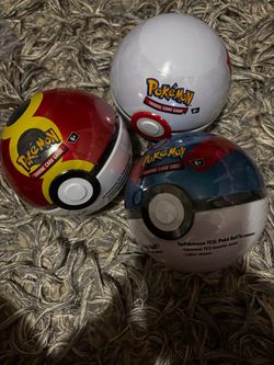 Sealed Pokémon TCG Poké Ball Tins (price for each)