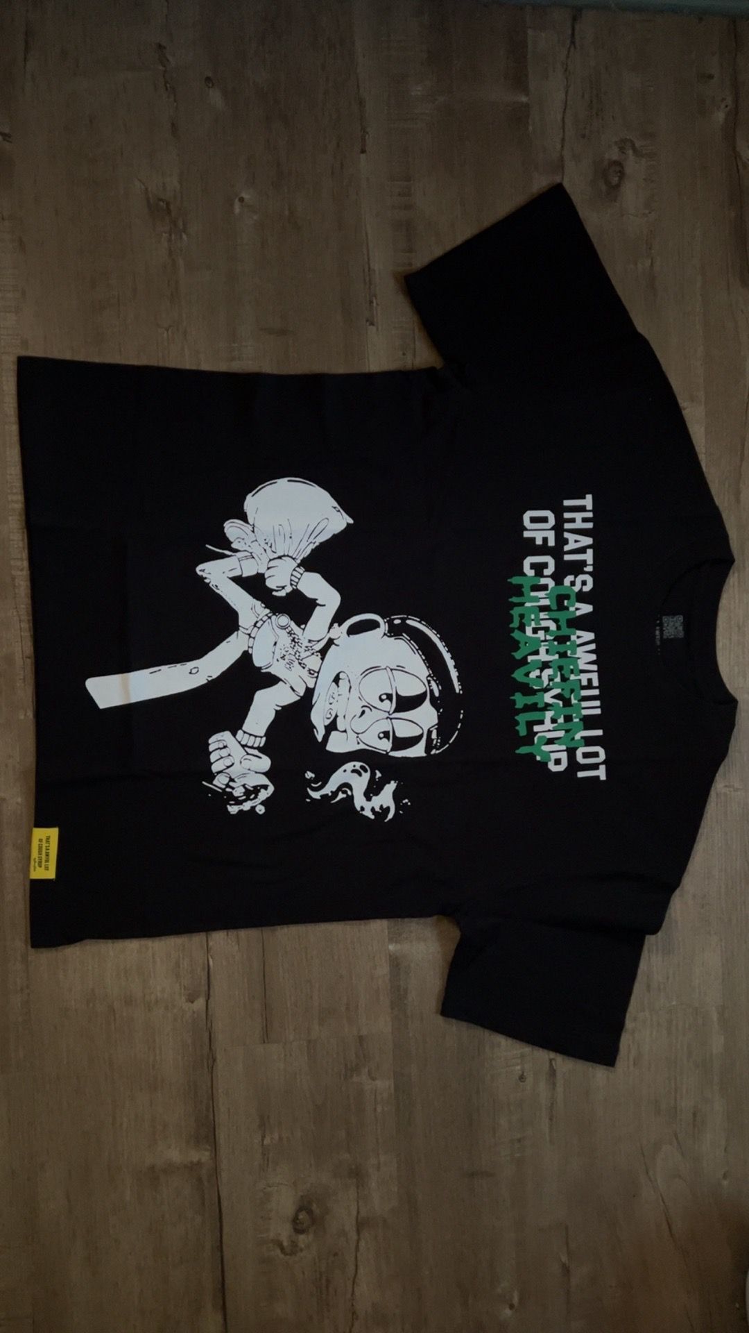 Black cough syrup tee