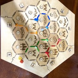 Custom Catan Wood Board