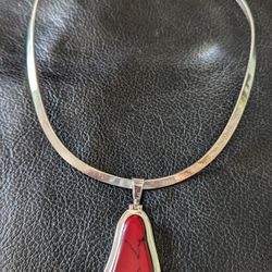 Sterling Silver Necklace And Pendant 