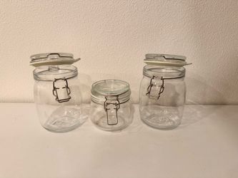 Ikea Glass Airtight Jars Set