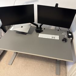 Toggle Desk - Standing / Sit Desk 54” X 30”