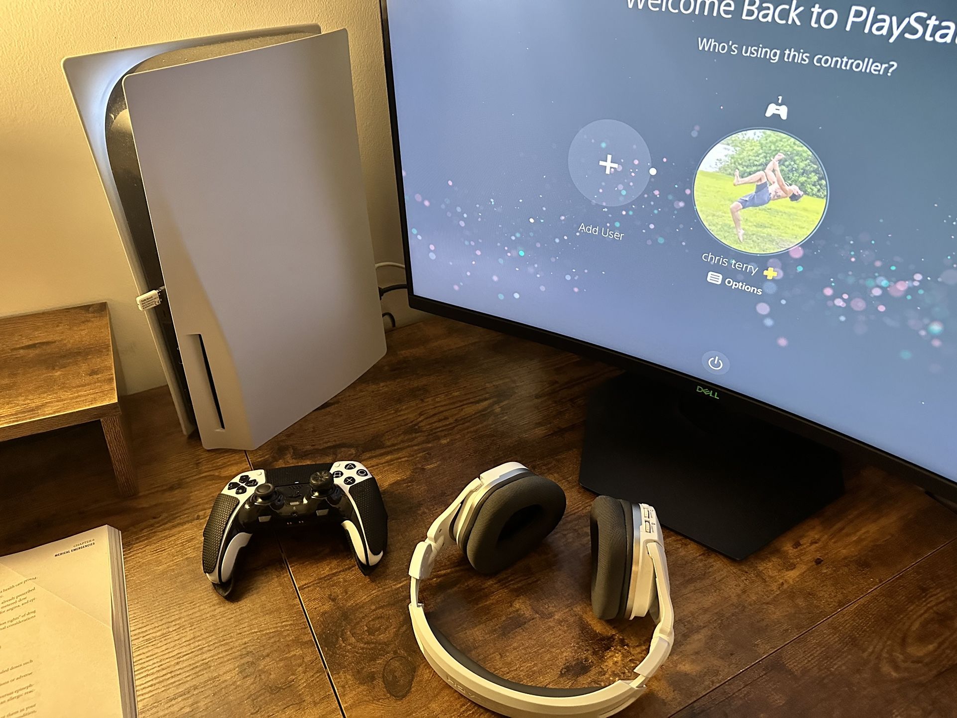 PlayStation 5 With Headset And Pro Controller