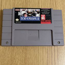 Super Nintendo Tecmo Super Bowl III