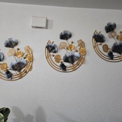 Gold Wall Art Set Of 3