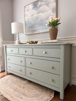 Sage green dresser