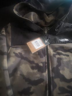 North Face Fleece Camo Jacket
