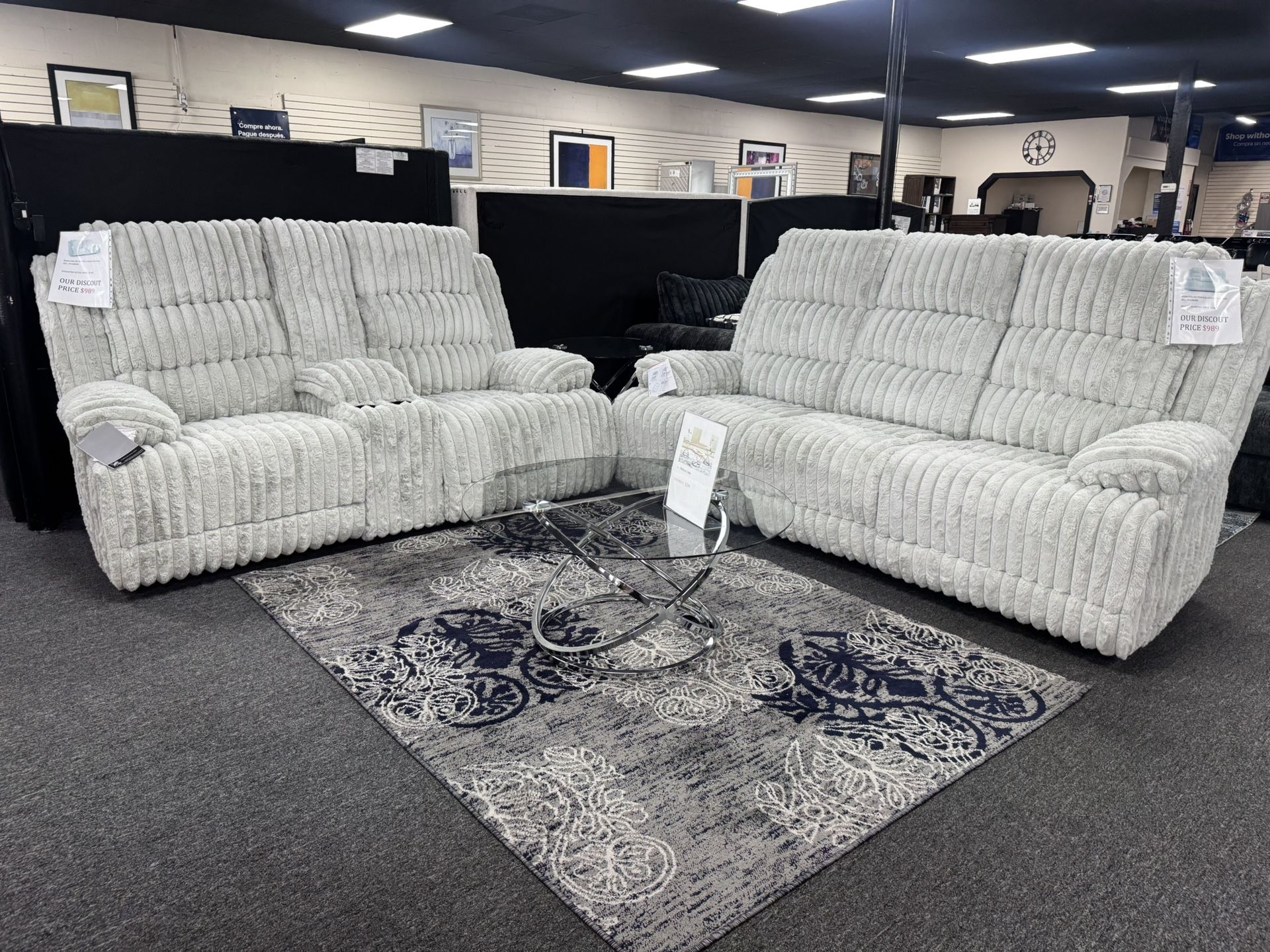Power Recliner Sofa & Loveseat. 🚚WE DELIVER🚚