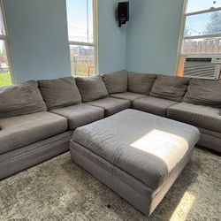 Sectional Couch & Ottoman, Best Offer, Need Done ASAP