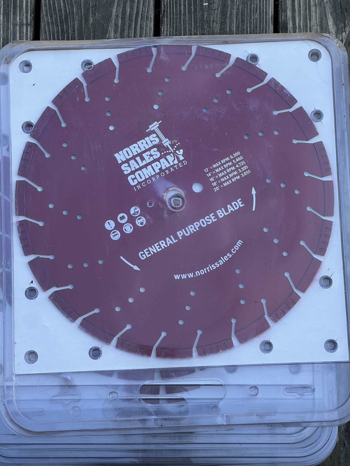 14” Demo Saw Blades