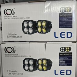 LED Pod Lights Amber/white 