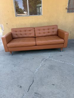 Ikea morabo leather sofa