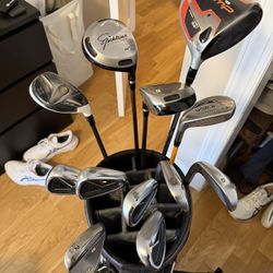 Golf Clubs + Bag