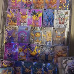 Pikachu cosplay Cards