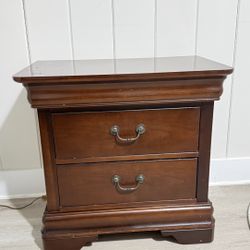 Nightstand with two drawers
