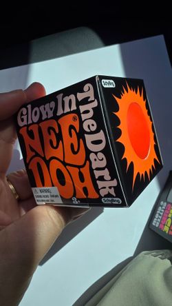 New Original Orange Glow In The Dark Needoh