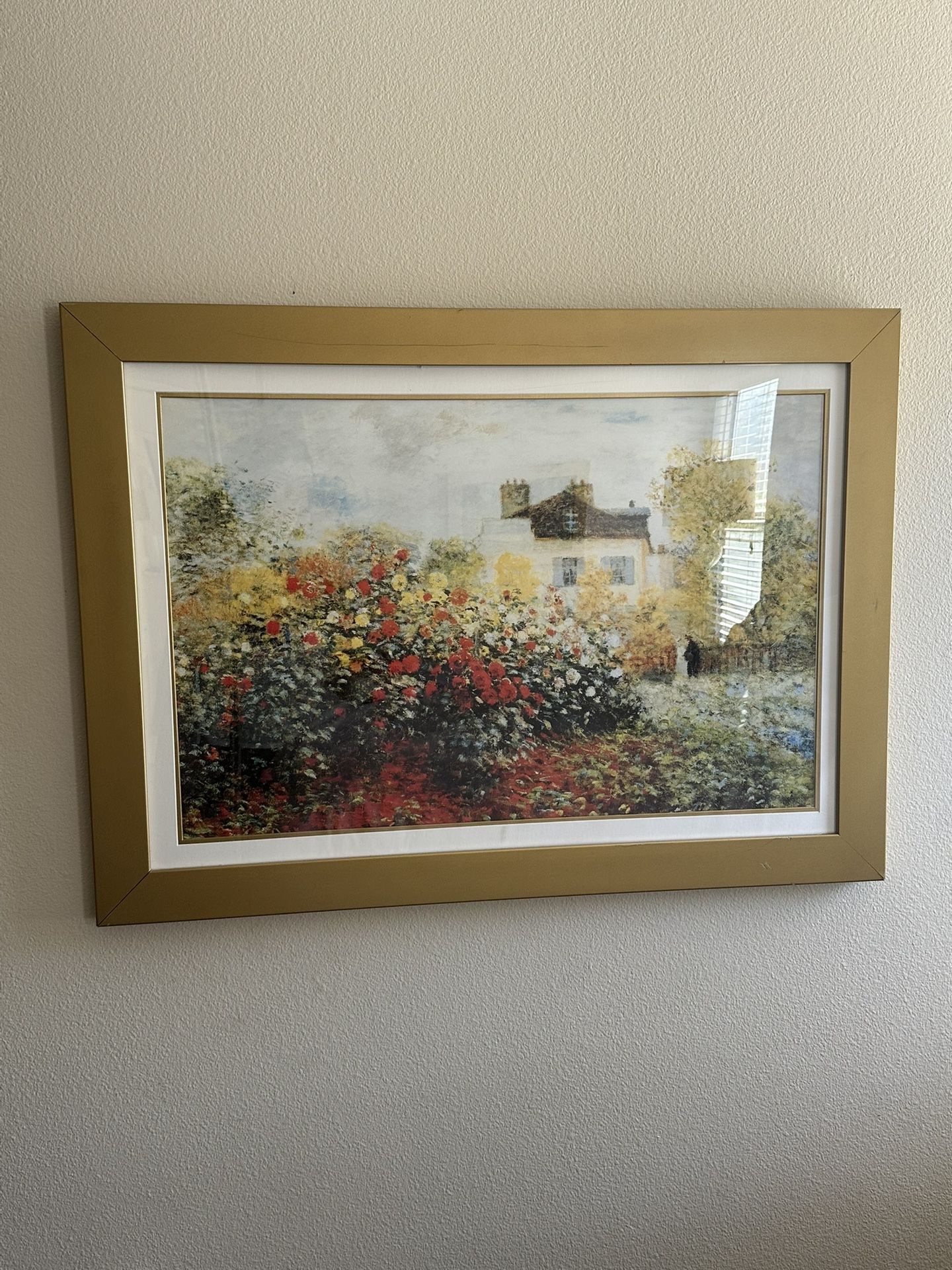 Painting With Golden Frame