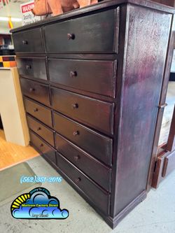 12 drawer dresser Cherry cajonera Comoda pinewood