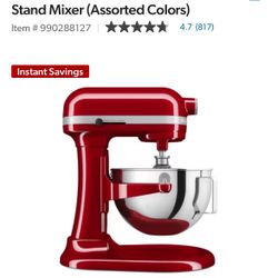 KITCHEN AID MIXER! $250! All Parts Included!!