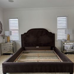Z Gallerie Cal King Bed
