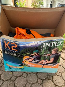 Intex two-person sit-on Kayak inflatable