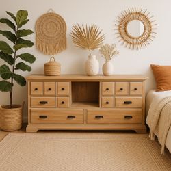 Whitewashed Oak Dresser 