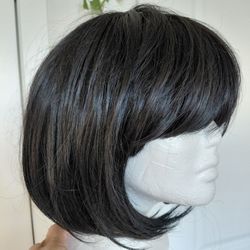 Short Black Bob Wig Good Quality 