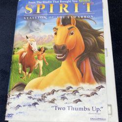 Spirit On DVD  (Dreamwork’s Original Classic)
