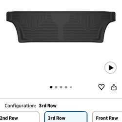 Husky Liners X-act Contour Floor Mats | Fits 2018-2025 Honda Odyssey | 3rd Row, 1-pc Black