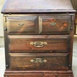 Vintage Secretary Desk. Chair Not Included .