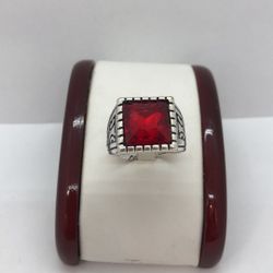 Sterling Silver Filled Men Ring Size 8 1/2