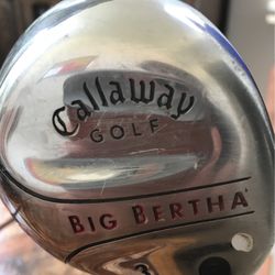 Golf Club Big Bertha 3 Wood, Including Head Cover
