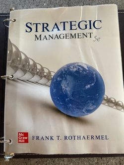 Strategic Management by Rothaermel - for asu wpc 480