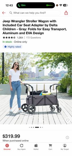 Jeep Wrangler Stroller Wagon