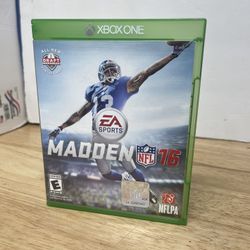 Madden NFL 16 for XBOX ONE