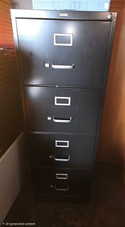 Realspace 4-Drawer Metal Filing Cabinet