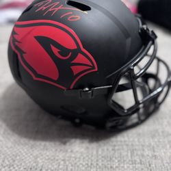 DEANDRE HOPKINS Signed Autograph Arizona Cardinals Full Size Replica Helmet- BAS